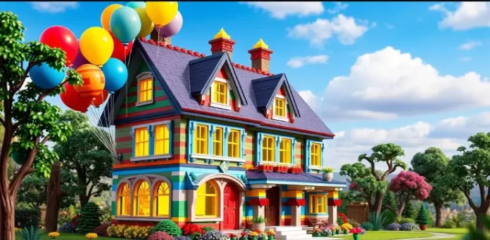 lego up house